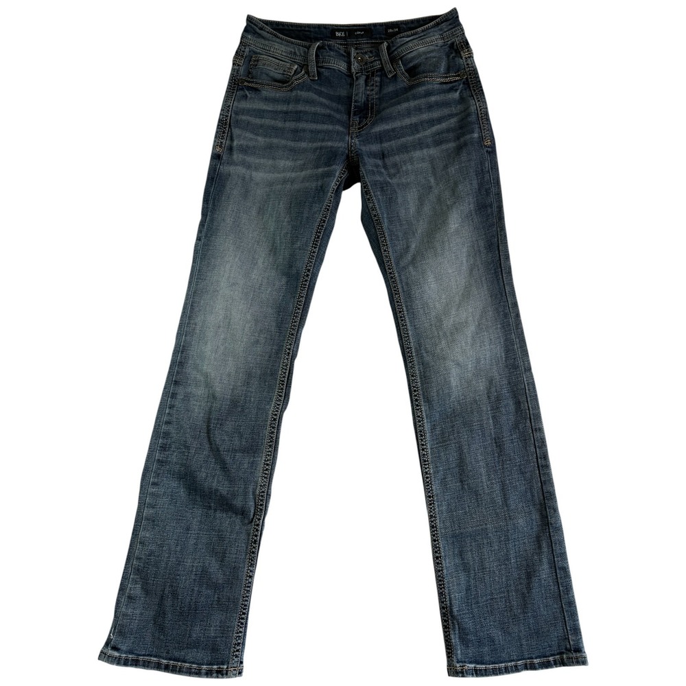 Buckle BKE Carter Jeans Mens 29x34 (29x33) Blue Denim Medium Wash Straight Leg